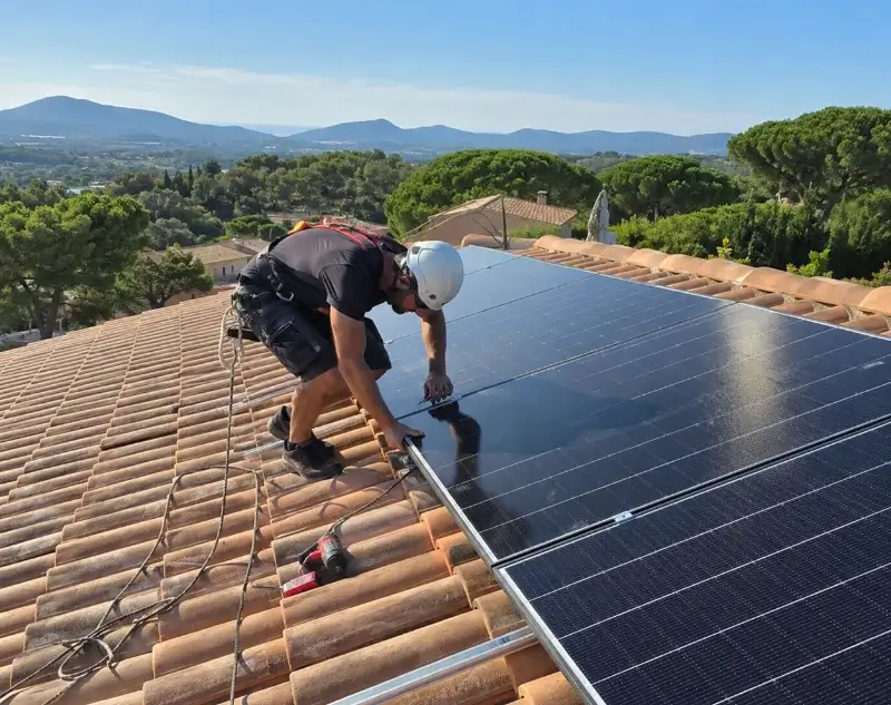 Installateur panneaux solaires Montouliers — pose photovoltaïque sur toiture