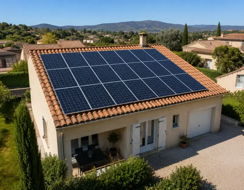 Prime à l'autoconsommation panneaux solaires Montouliers — aide financière de l'État